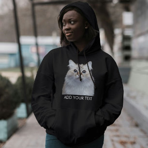 Sudadera Personaliza el texto de la foto de tu mascota Gato