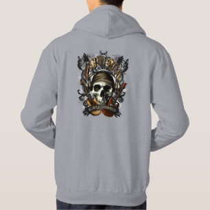 Sudadera Personaliza Guitarras Rock N Roll Calavera Metal P