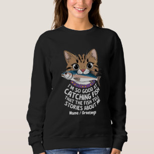 Sudadera Personaliza Me Siento Tan Bien Atrapando Peces