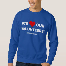 Sudadera Personalizable Amamos A Nuestros Voluntarios