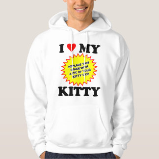 Sudadera PERSONALIZABLE Amo a mi gatito