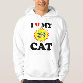Sudadera PERSONALIZABLE Amo a mi gato