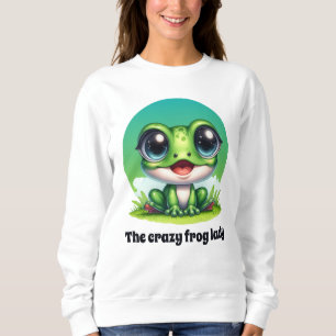 Sudadera Personalizable de amantes de la rana cuta