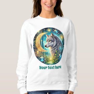 Sudadera Personalizable de lobo de invierno