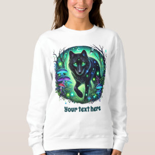 Sudadera Personalizable de los amantes del lobo dulce