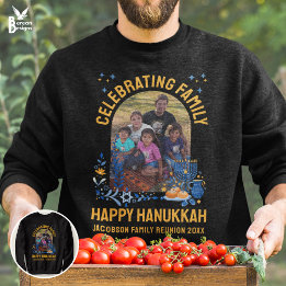 Sudadera Personalizable Foto REUNIÓN DE LA FAMILIA HANUKKAH