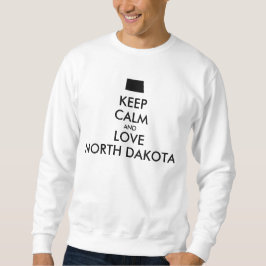 Sudadera Personalizable MANTENER LA CALMA Y AMAR A DAKOTA D