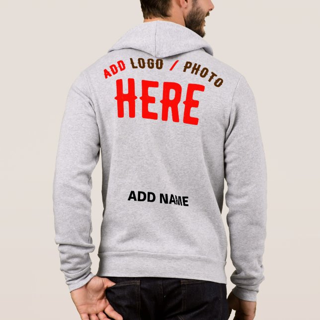 SUDADERA PERSONALIZABLE MODERNO ELEGANTE ASH VERIFICADO MAR (Reverso)