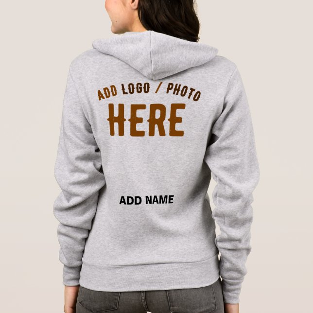 SUDADERA PERSONALIZABLE MODERNO ELEGANTE ASH VERIFICADO MAR (Reverso)