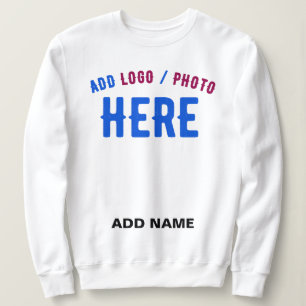 SUDADERA PERSONALIZABLE MODERNO ESTILO BLANCO VERIFICADO MA