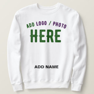 SUDADERA PERSONALIZABLE MODERNO ESTILO BLANCO VERIFICADO MA