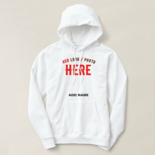 SUDADERA PERSONALIZABLE MODERNO ESTILO BLANCO VERIFICADO MA