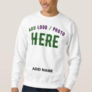 SUDADERA PERSONALIZABLE MODERNO ESTILO BLANCO VERIFICADO MA