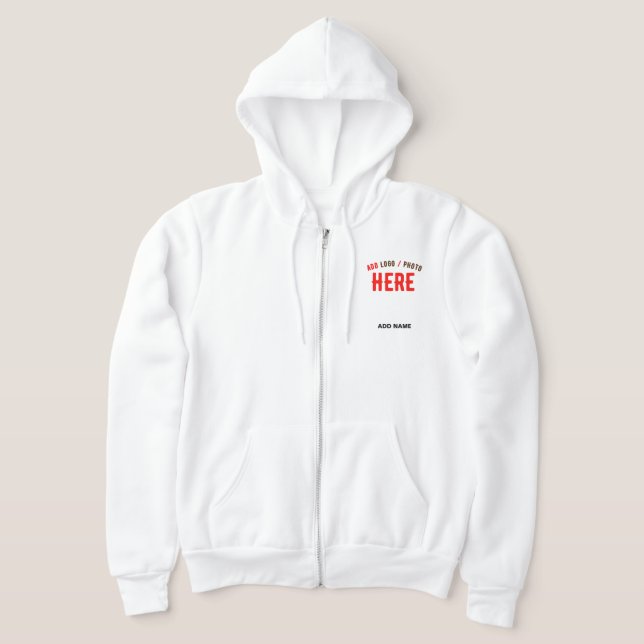 SUDADERA PERSONALIZABLE MODERNO ESTILO BLANCO VERIFICADO MA (Distribución)