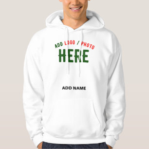 SUDADERA PERSONALIZABLE MODERNO ESTILO BLANCO VERIFICADO MA