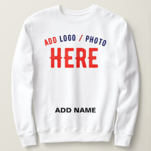 SUDADERA PERSONALIZABLE MODERNO ESTILO BLANCO VERIFICADO MA