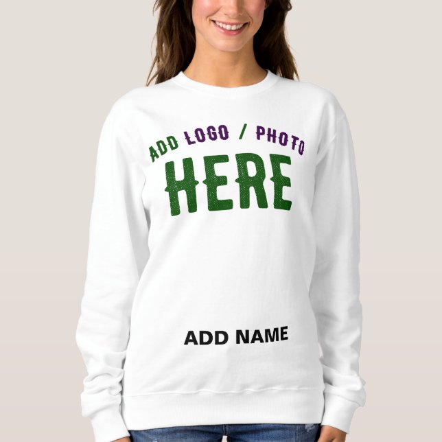 SUDADERA PERSONALIZABLE MODERNO ESTILO BLANCO VERIFICADO MA (Anverso)