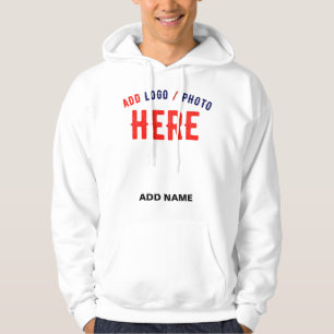 SUDADERA PERSONALIZABLE MODERNO ESTILO BLANCO VERIFICADO MA