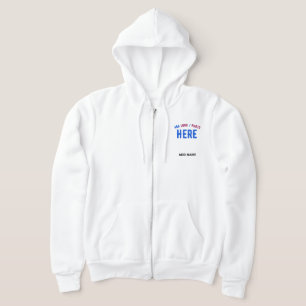 SUDADERA PERSONALIZABLE MODERNO ESTILO BLANCO VERIFICADO MA