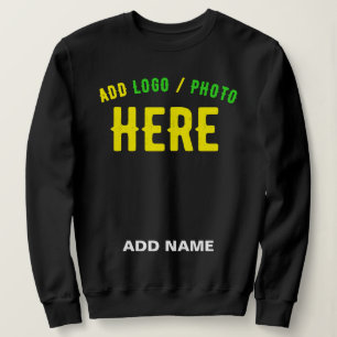 SUDADERA PERSONALIZABLE MODERNO ESTILO NEGRO VERIFICADO MAR