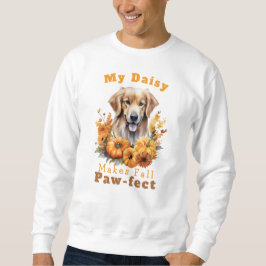 Sudadera Personalizable Paw-fect Autumn Dog Daisy