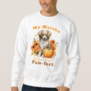 Sudadera Personalizable Paw-fect Autumn Dog Latte