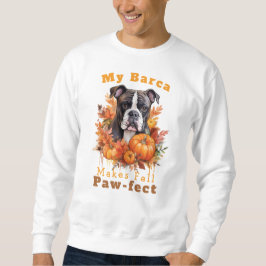 Sudadera Personalizable Paw-fecto Perro de otoño Barca