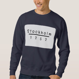 Sudadera Personalización de Estocolmo 1252