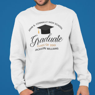 Sudadera Personalización de graduación de secundaria 2026 G