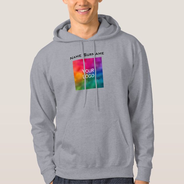 Sudadera Personalización del diseño del logotipo de negocio (Anverso)