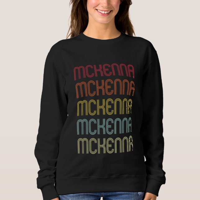 Sudadera Personalización del patrón de marca Wordmark de Mc (Anverso)