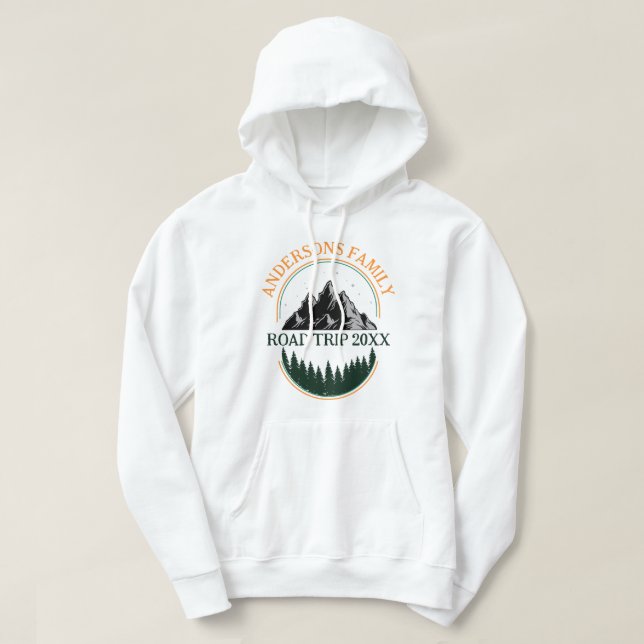 Sudadera Personalización del viaje por carretera de Reunión (Diseño del anverso)
