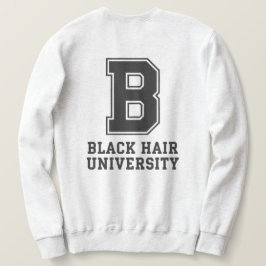 Sudadera personalizada con carta universitaria par