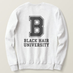 Sudadera personalizada con carta universitaria par