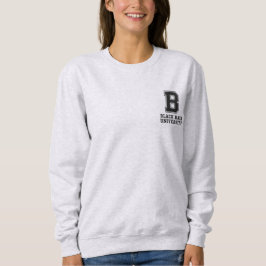 Sudadera personalizada con carta universitaria par