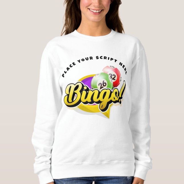 Sudadera Personalizada de Bingo (Anverso)