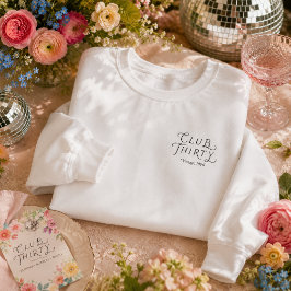 Sudadera personalizada de cumpleaños Club Thirty