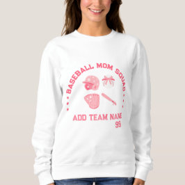 Sudadera Personalizada del Equipo de Mamá de Béisb