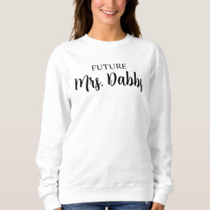 Sudadera Personalizada Future Mrs, Regalo de Compr