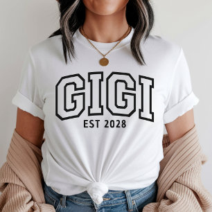 Sudadera personalizada Gigi, Camiseta de cumpleaño