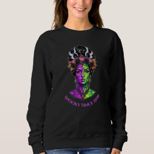 Sudadera Personalizada Mujer Halloween Espeluznant