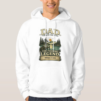 Sudadera Personalizada Papá La Leyenda de la Pesca