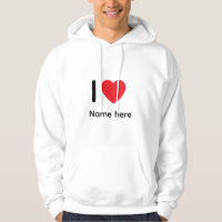 Sudadera Personalizada Te Amo – Corazón con Nombre