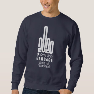Sudadera Personalizado 2020 Examen del Dedo Medio No Recome