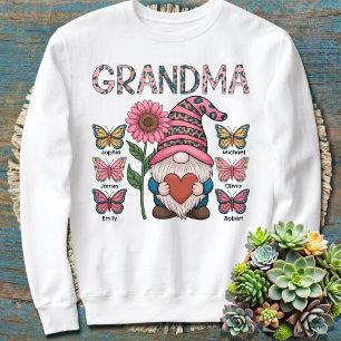 Sudadera Personalizado Abuela Sweatshirt Con Nombres De Nie