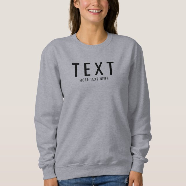 Sudadera Personalizado agrega tu propia foto de envío de te (Anverso)