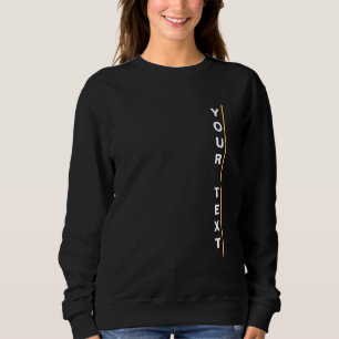 Sudadera Personalizado Añadir Su Texto Aquí Elegante Planti