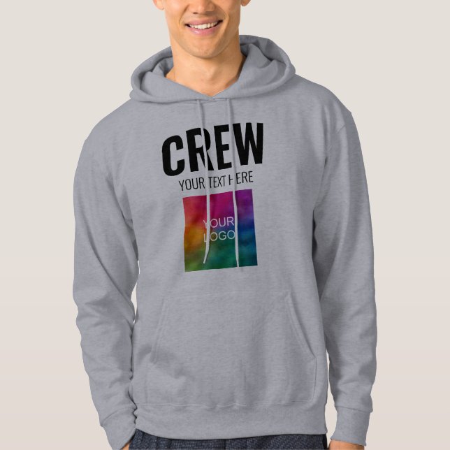 Sudadera Personalizado Añadir Texto De Logo Aquí Miembros D (Anverso)