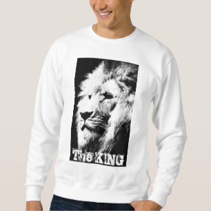 Sudadera Personalizado arte pop moderno cabeza de león de l