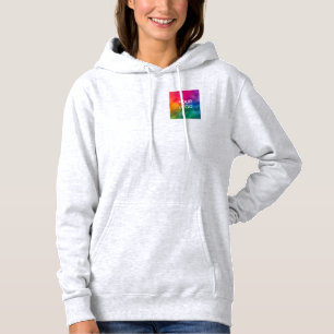 Sudadera Personalizado Ash Color Template Cargar logotipo c